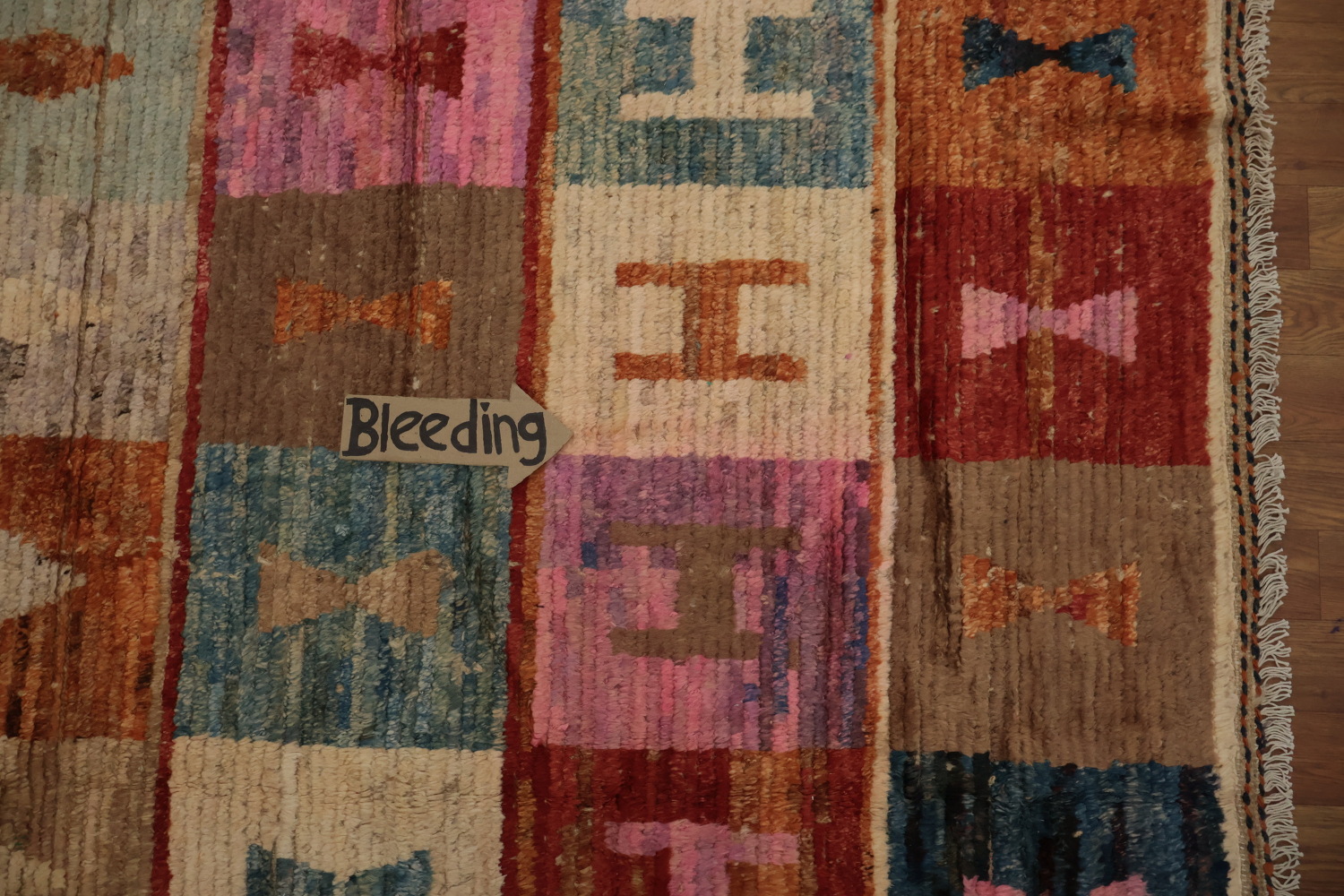 Artistic Geometric Moroccan Large Rug 12x17 Adds Colorful Charm to Any Room