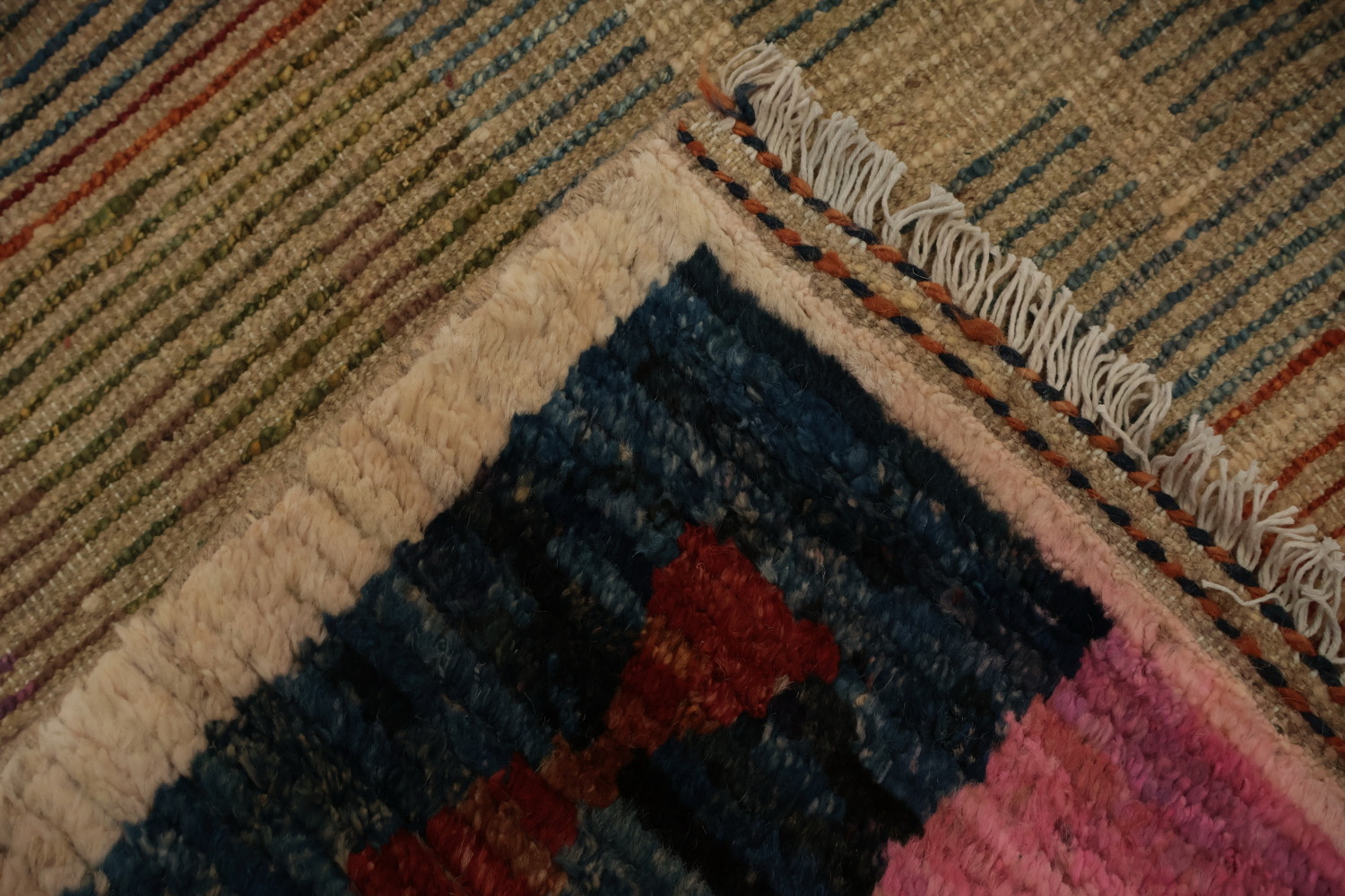 Artistic Geometric Moroccan Large Rug 12x17 Adds Colorful Charm to Any Room