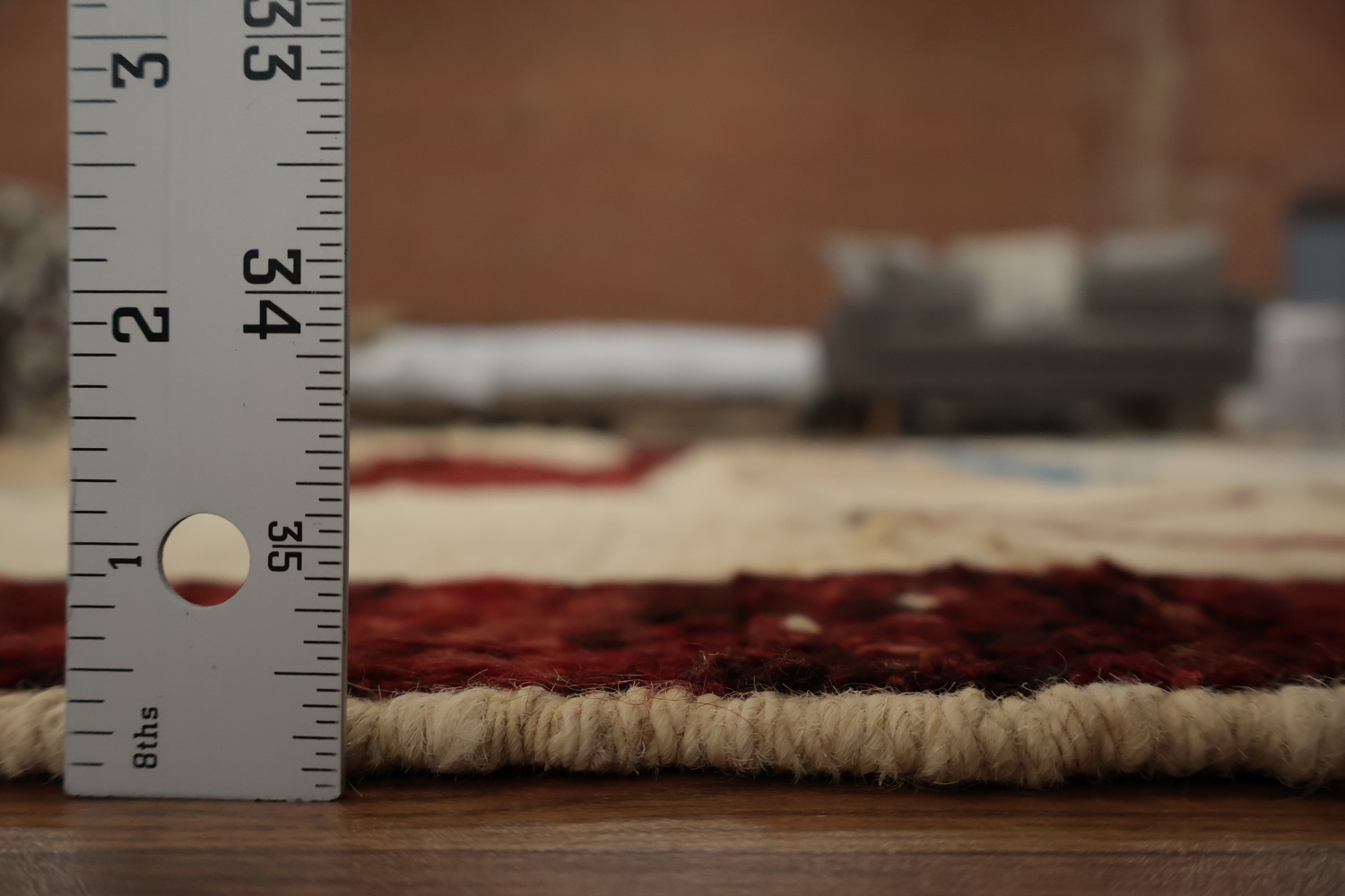 Rustic Moroccan Area Rug 8x10 with Geometric and Earthy Hues