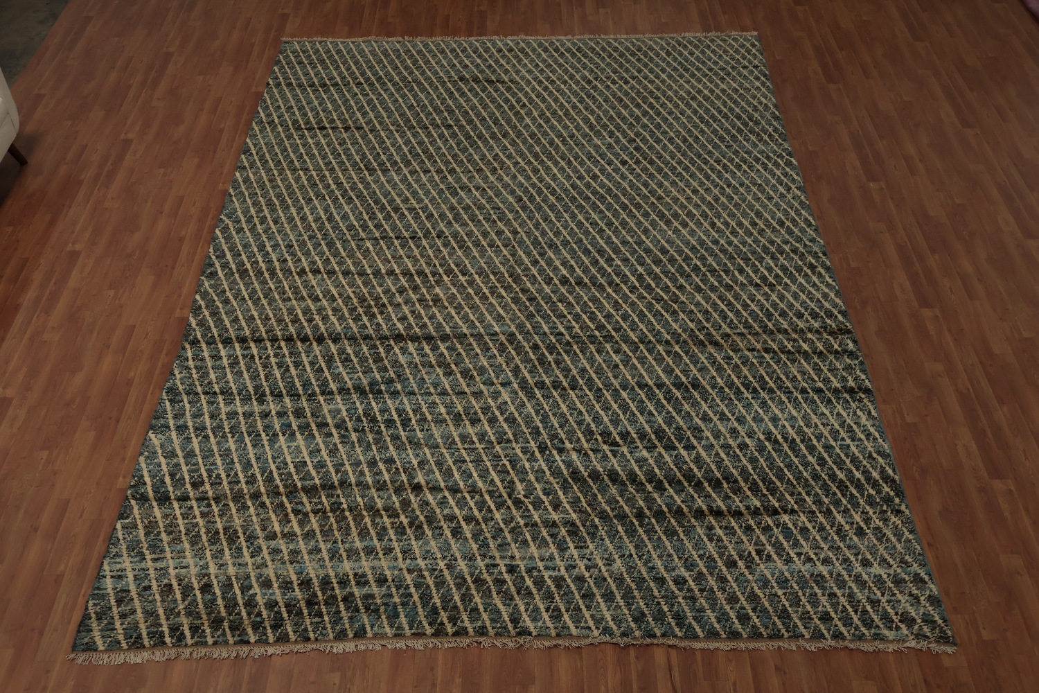 All-Over Trellis Moroccan Large Area Rug 10x14