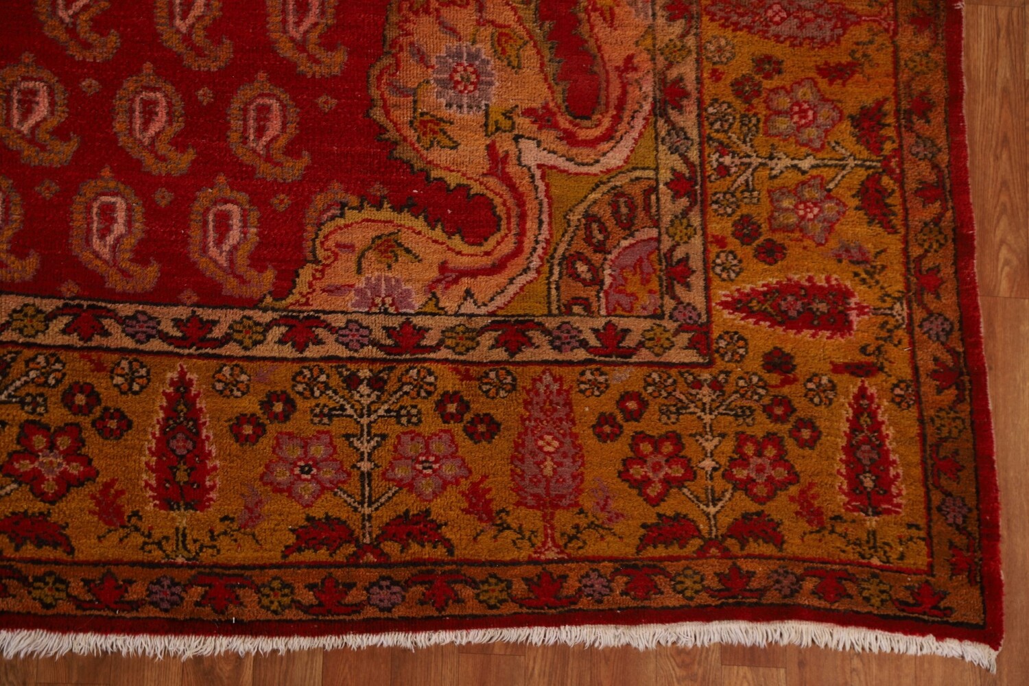 Antique Vegetable Dye Oushak Persian Area Rug 10x13
