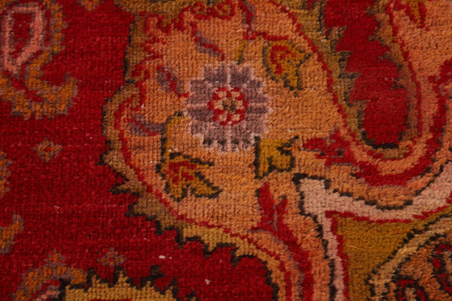 Antique Vegetable Dye Oushak Persian Area Rug 10x13
