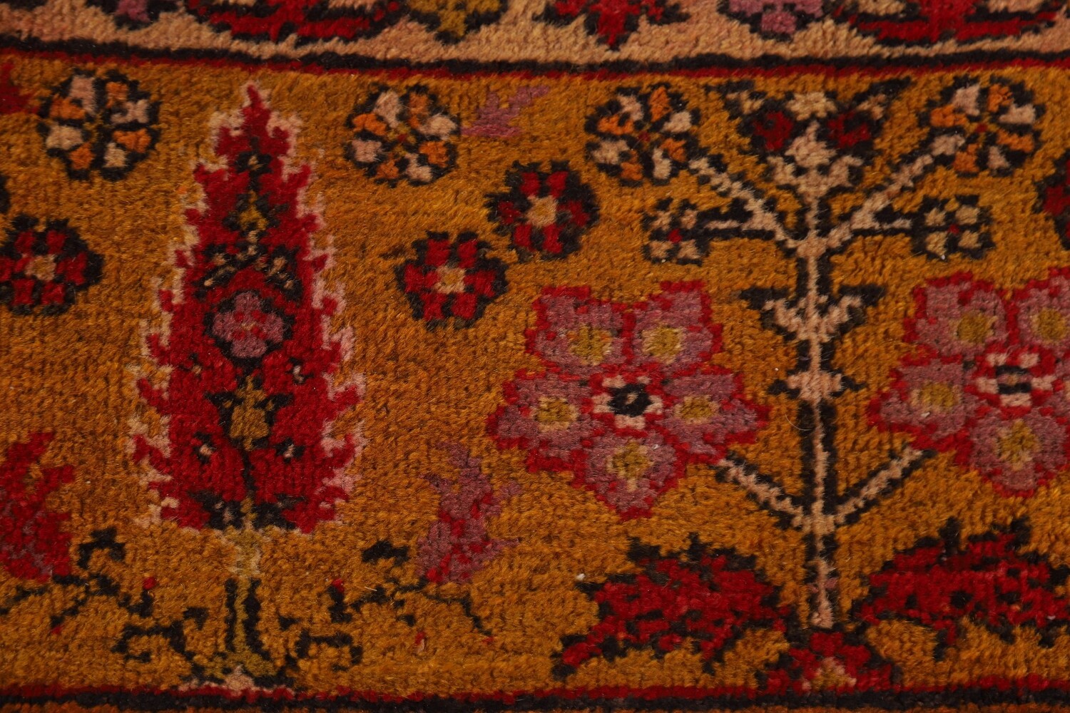 Antique Vegetable Dye Oushak Persian Area Rug 10x13