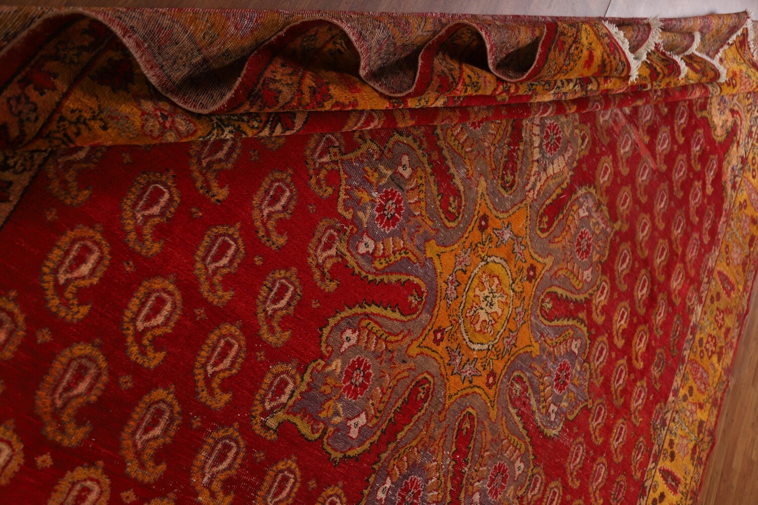 Antique Vegetable Dye Oushak Persian Area Rug 10x13