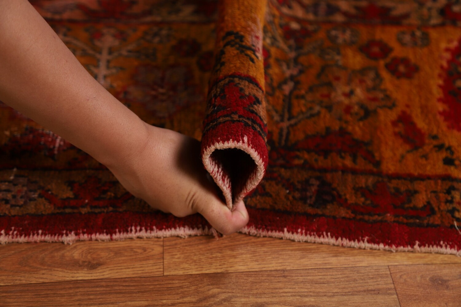 Antique Vegetable Dye Oushak Persian Area Rug 10x13