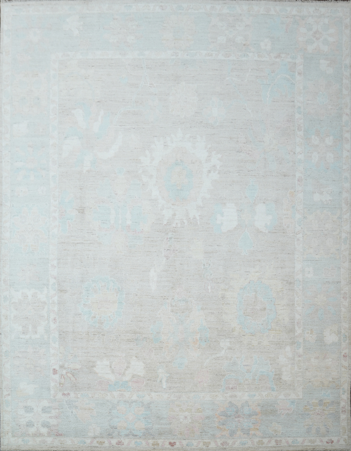 Vegetable Dye Oushak Oriental Area Rug 9x12