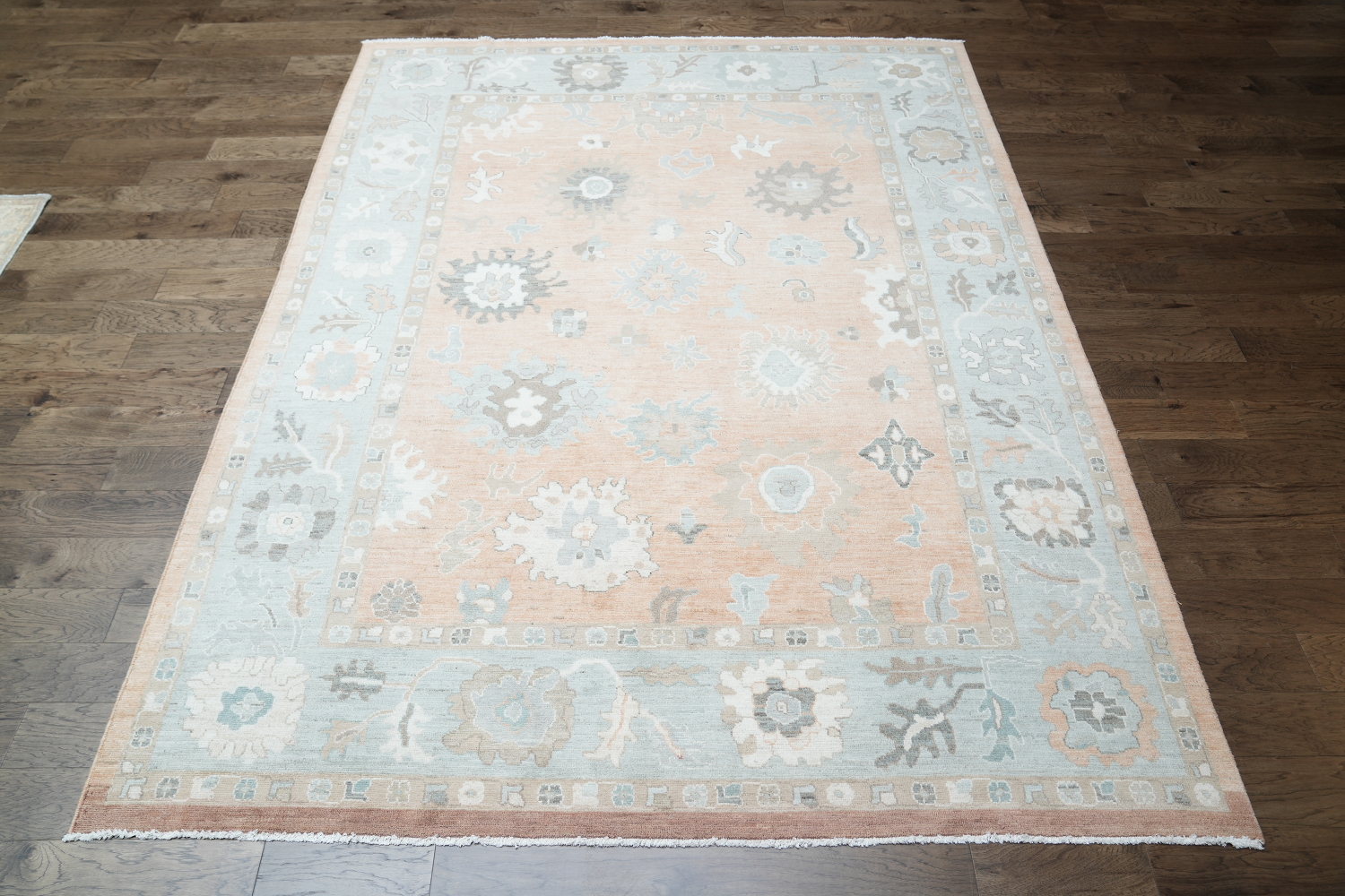 Vegetable Dye Oushak Oriental Area Rug 9x12