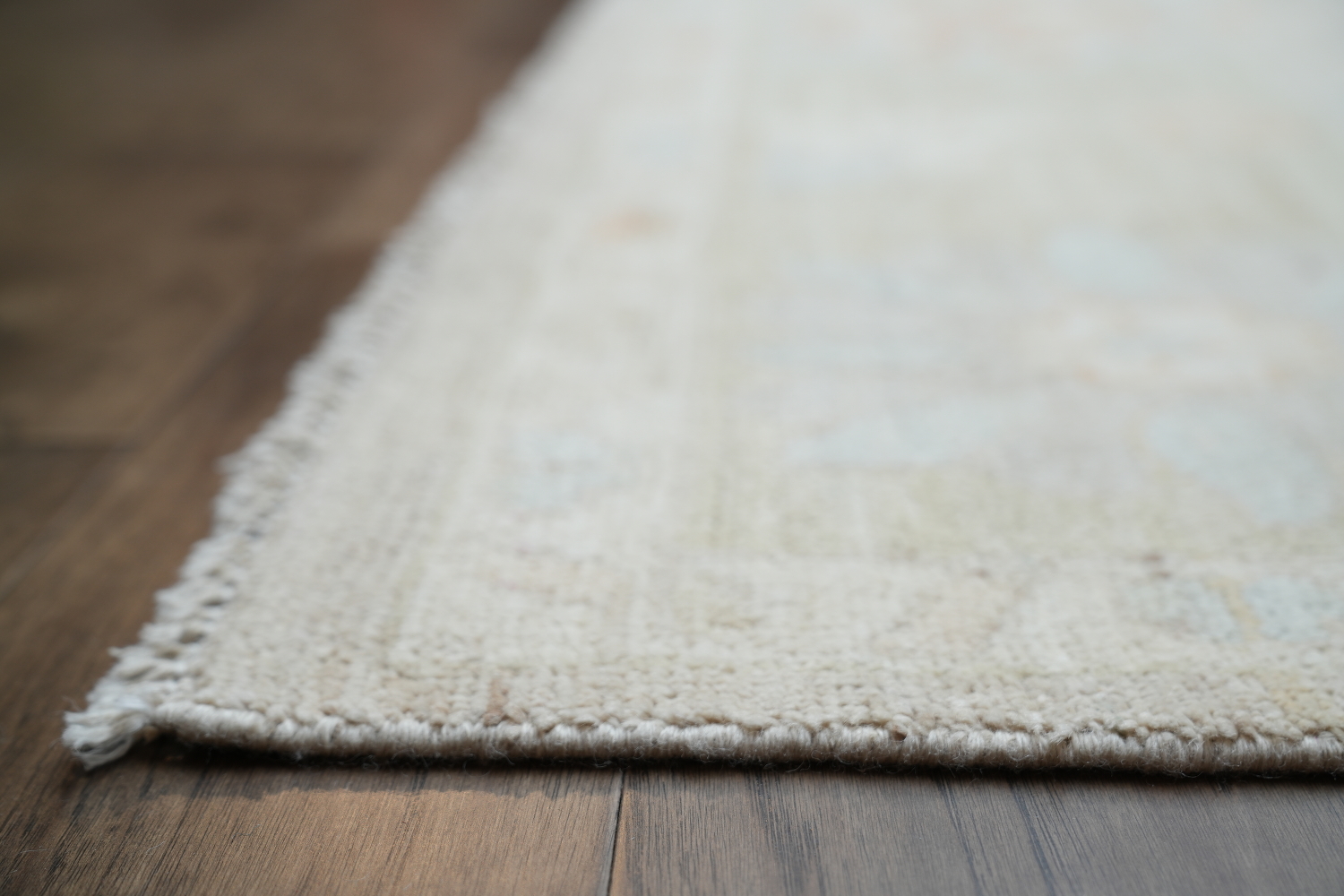 Floral Oushak Vegetable Dye Area Rug 9x12