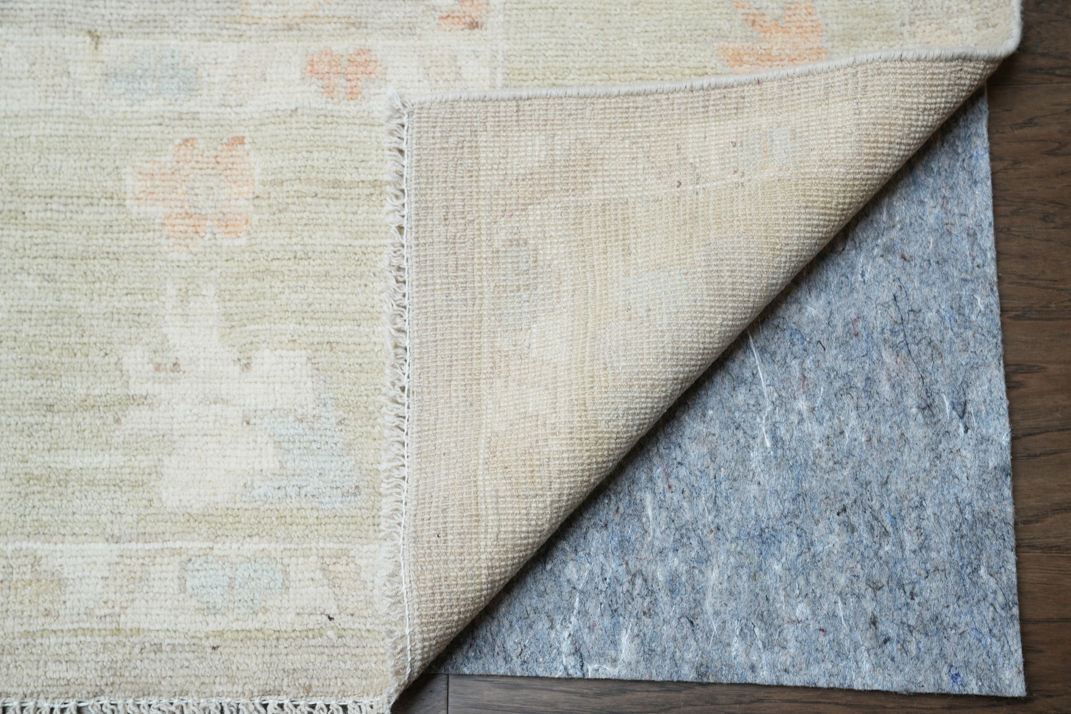 Floral Oushak Vegetable Dye Area Rug 9x12