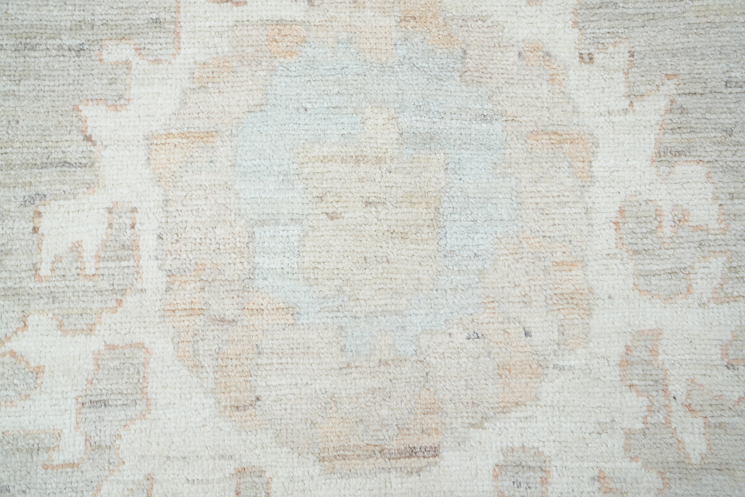 Floral Oushak Vegetable Dye Area Rug 9x12