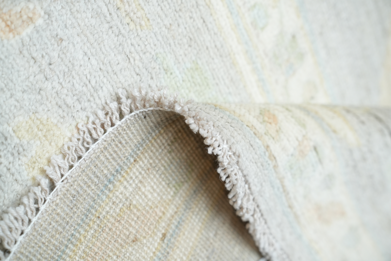 Wool Oushak Vegetable Dye Area Rug 9x12