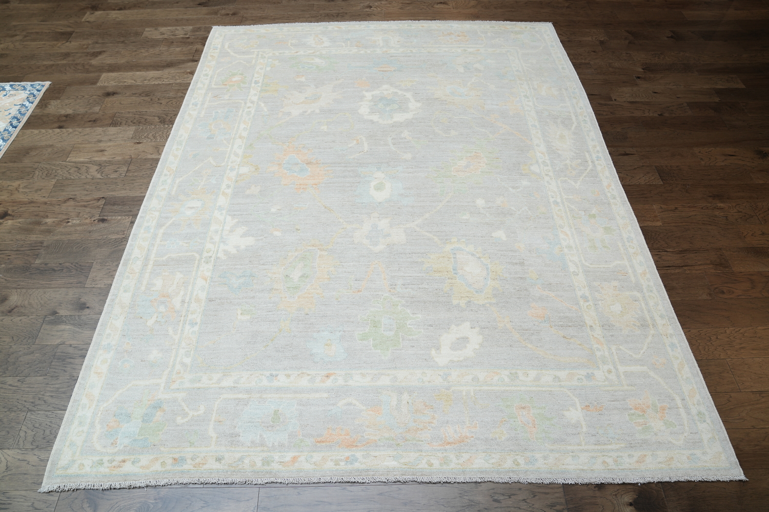Wool Oushak Vegetable Dye Area Rug 9x12