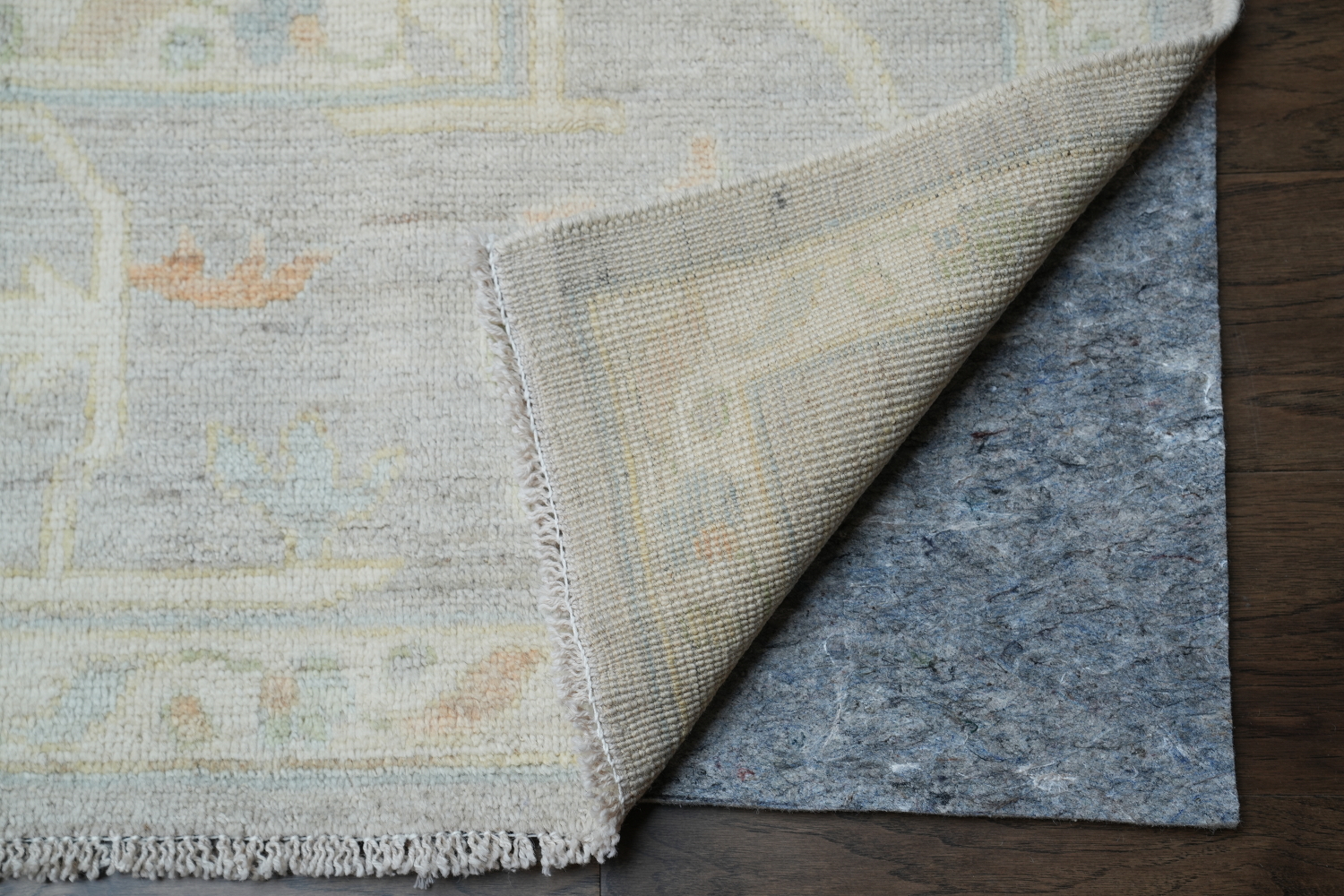 Wool Oushak Vegetable Dye Area Rug 9x12