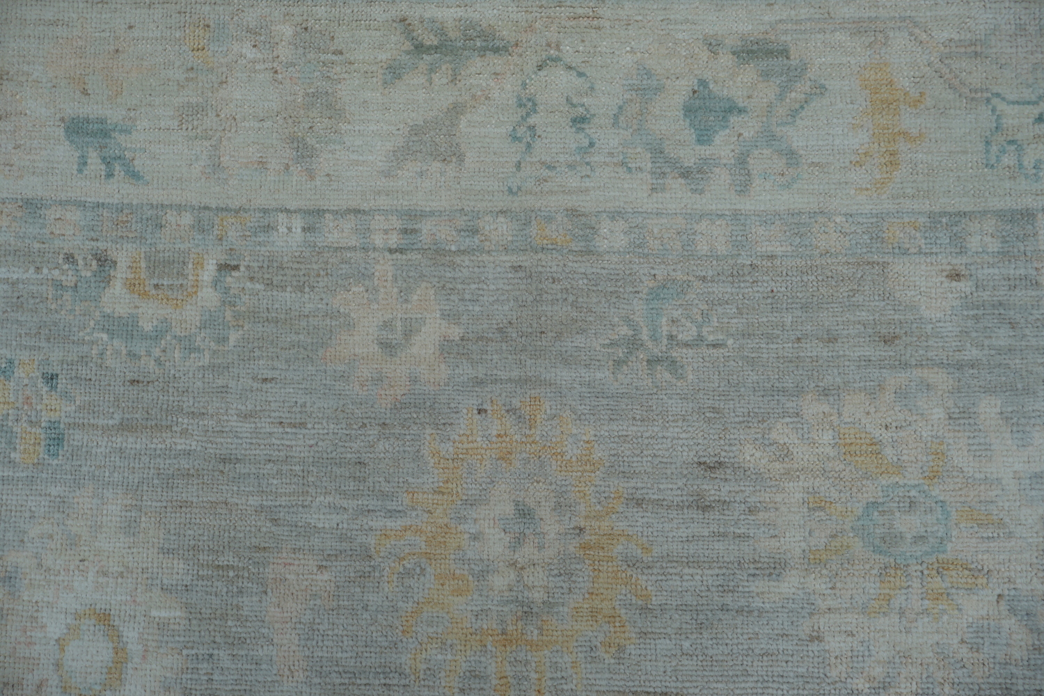 All Over Vegetables Dye Oushak Vegetable Dye Area Rug 5x7