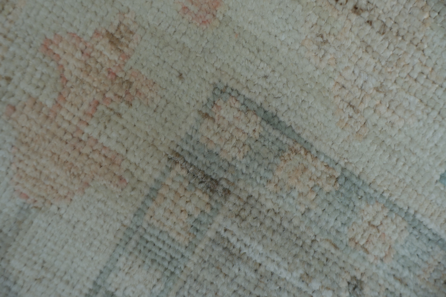 All Over Vegetables Dye Oushak Vegetable Dye Area Rug 5x7