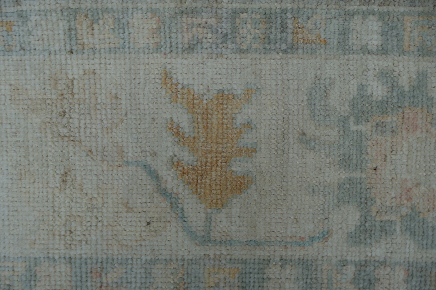 All Over Vegetables Dye Oushak Vegetable Dye Area Rug 5x7