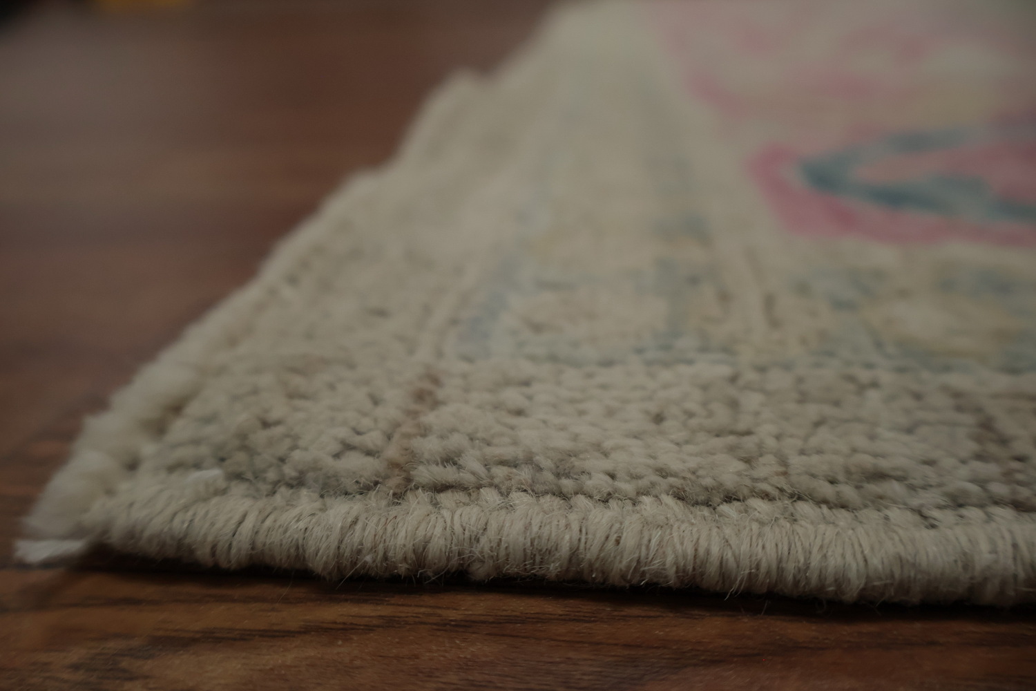 Artisan Oushak Area Rug 8x10 with Intricate Floral and Leaf Patterns