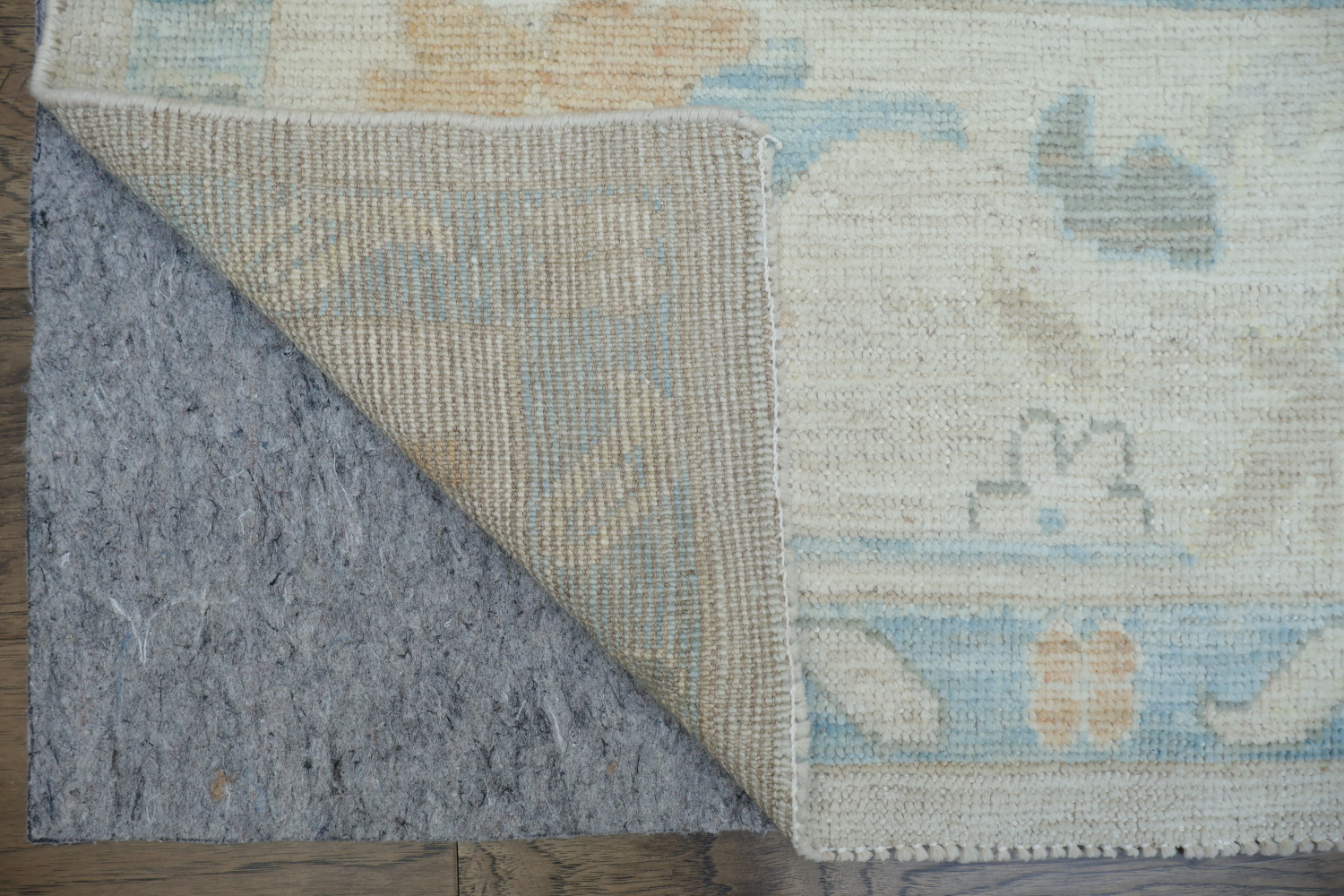 Oushak Vegetable Dye Area Rug 8x11