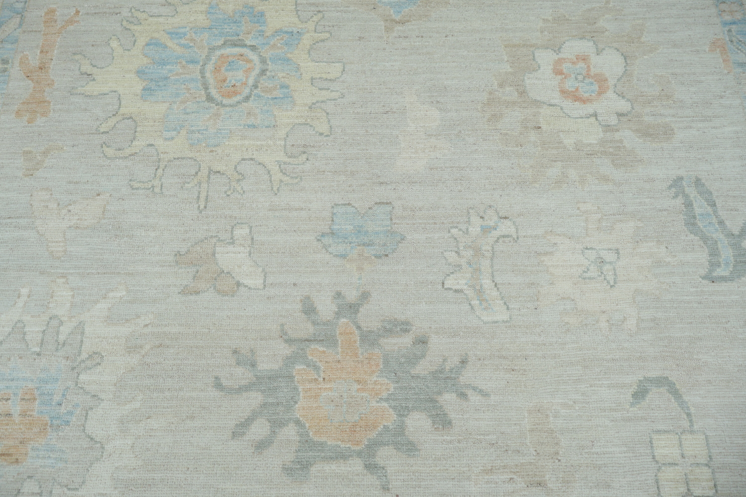 Oushak Vegetable Dye Area Rug 8x11
