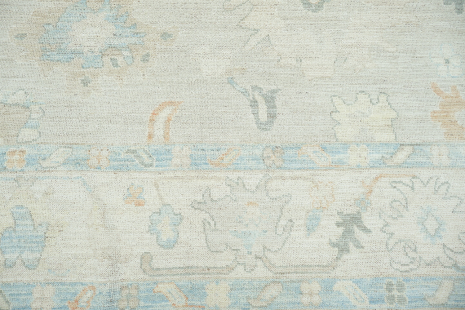 Oushak Vegetable Dye Area Rug 8x11