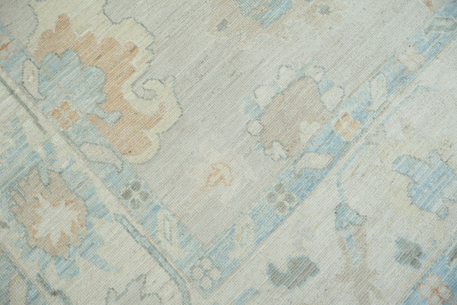 Oushak Vegetable Dye Area Rug 8x11