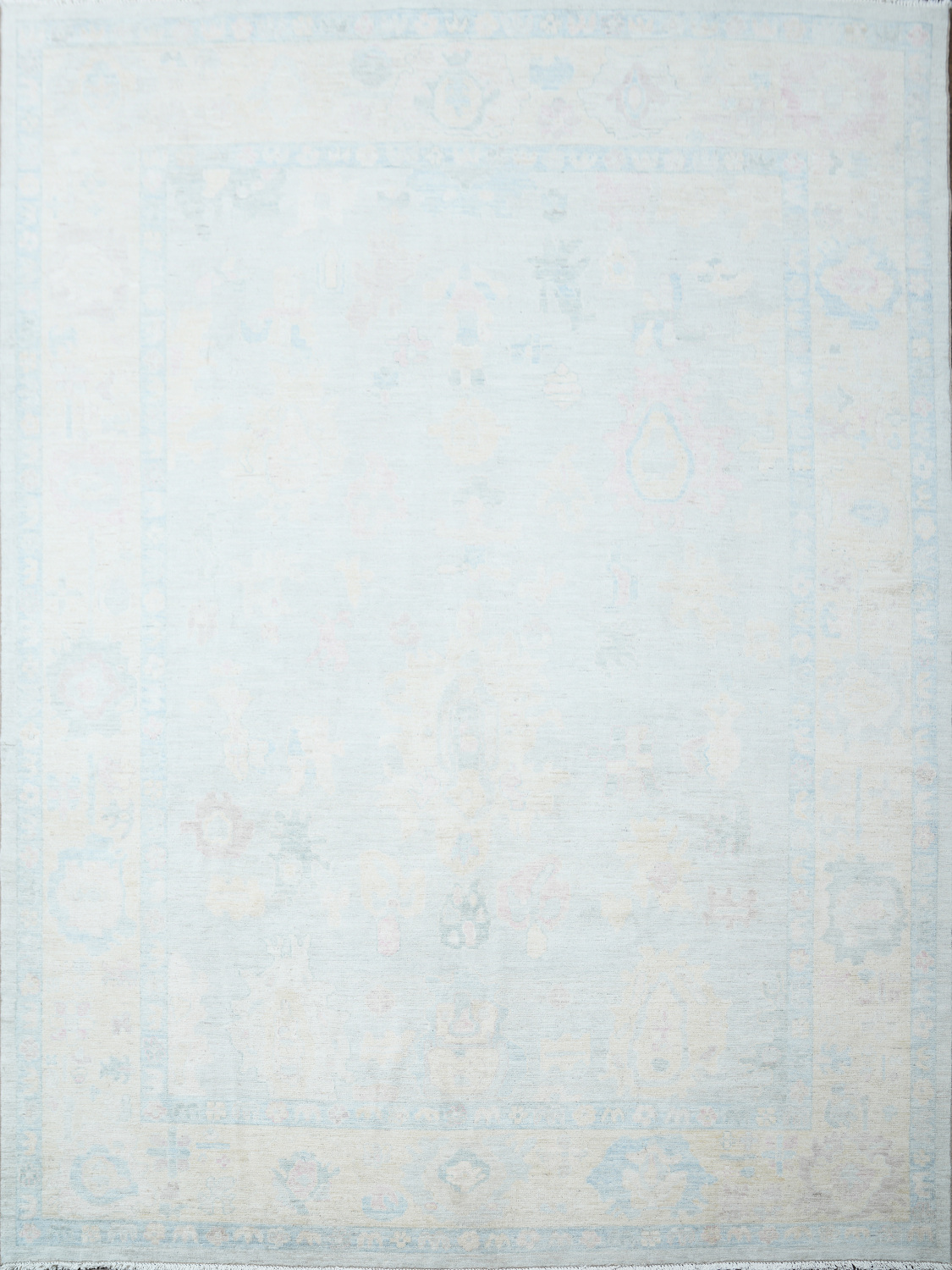 Vegetable Dye Oushak Oriental Area Rug 9x12