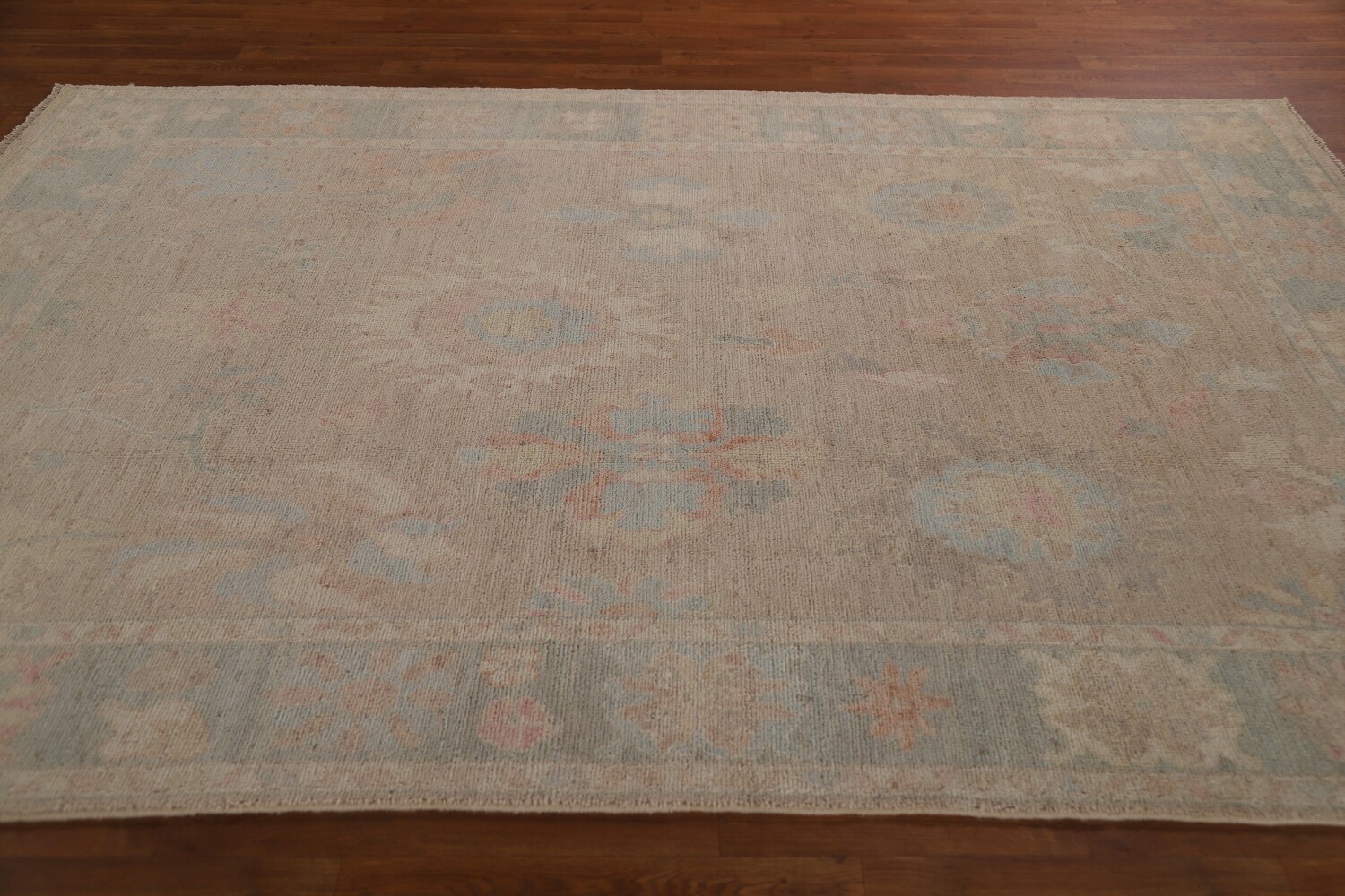 Handmade Oushak Vegetable Dye Area Rug 6x9
