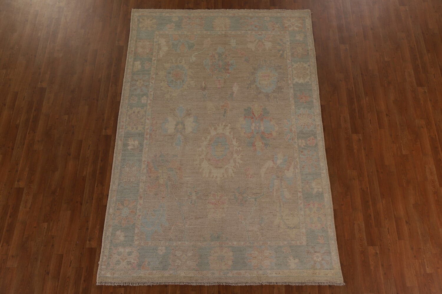 Handmade Oushak Vegetable Dye Area Rug 6x9