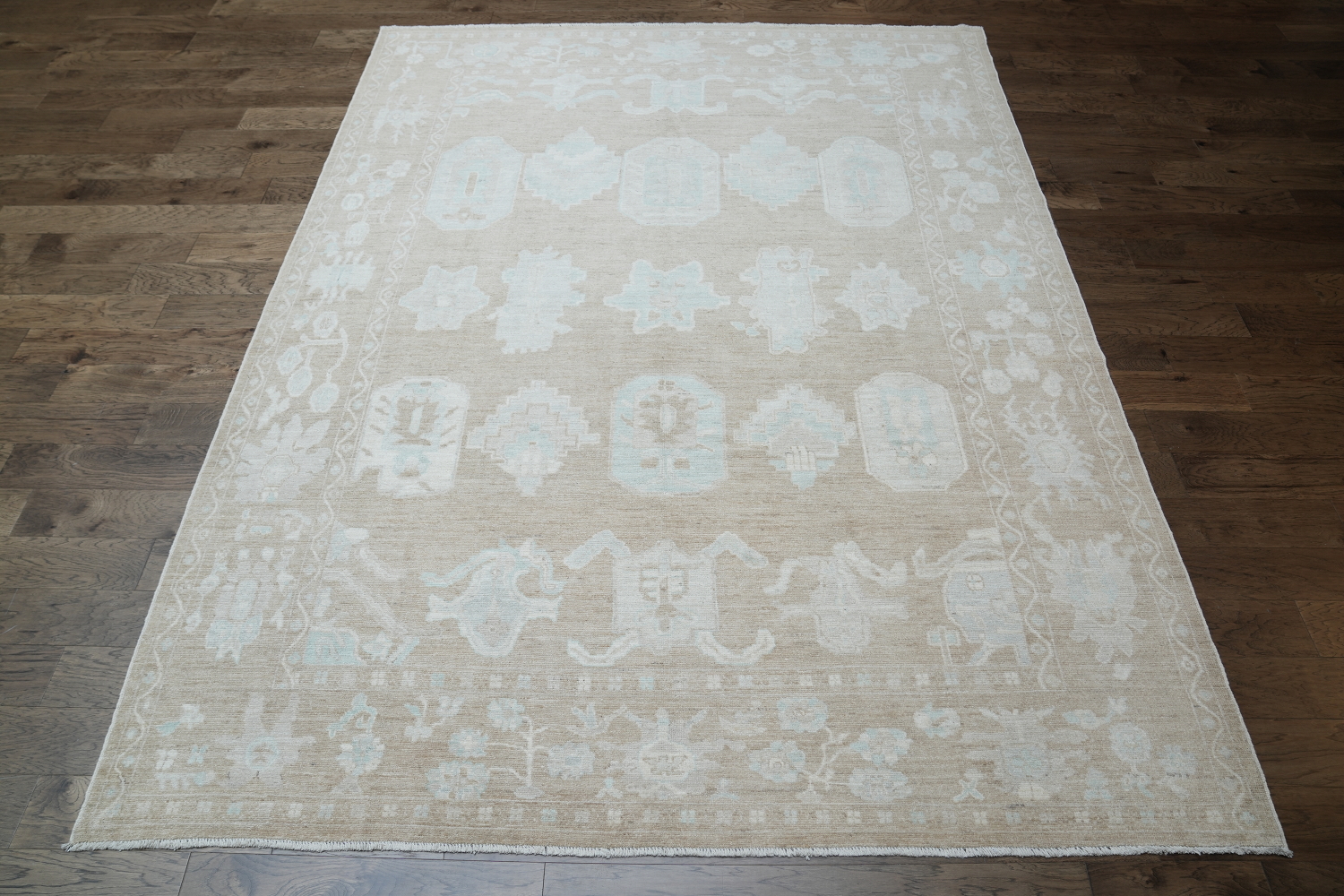 Vegetable Dye Oushak Oriental Area Rug 9x12