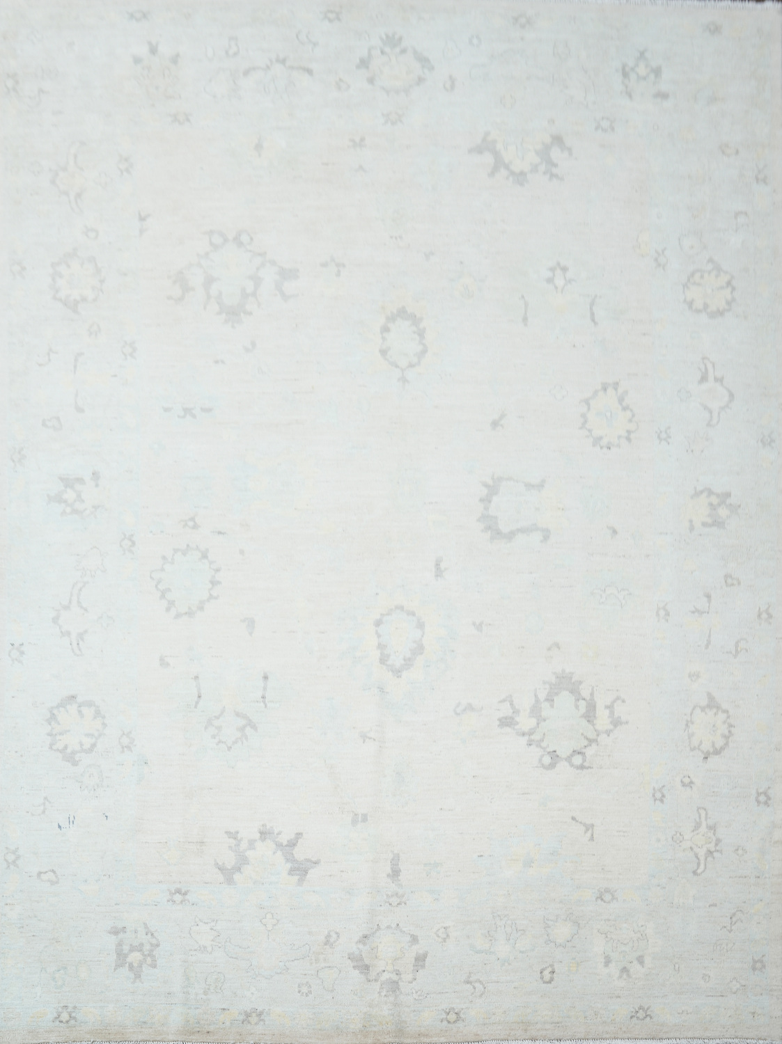 Turkish Oushak Vegetable Dye Area Rug 9x12