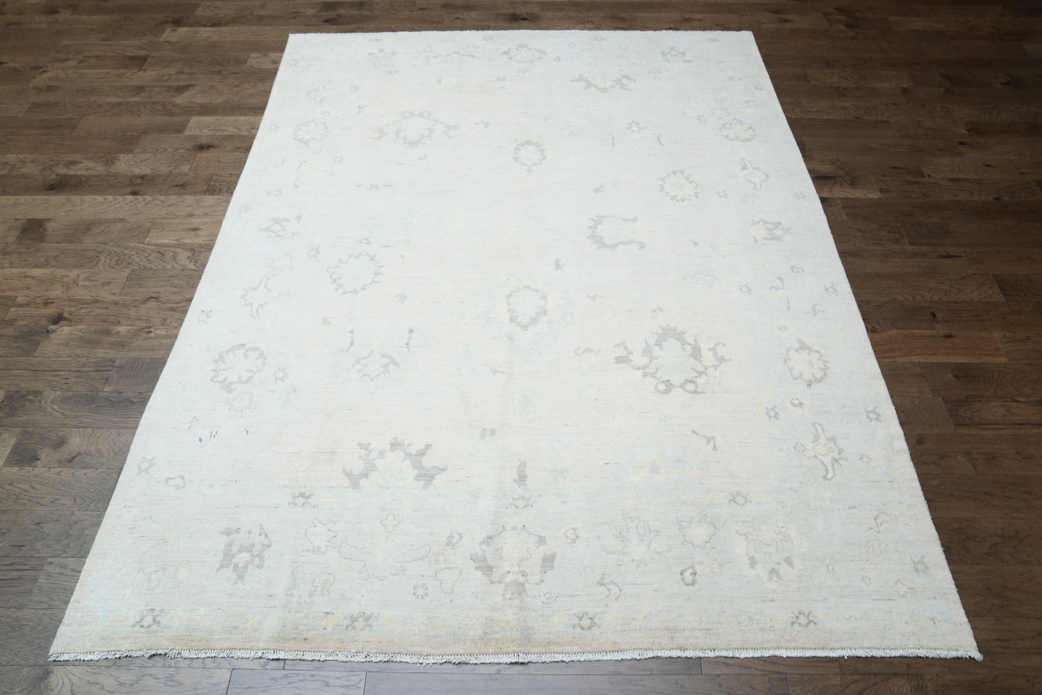 Turkish Oushak Vegetable Dye Area Rug 9x12