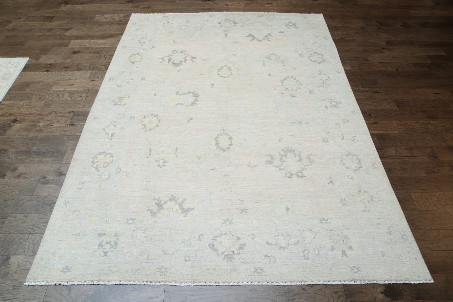 Turkish Oushak Vegetable Dye Area Rug 9x12