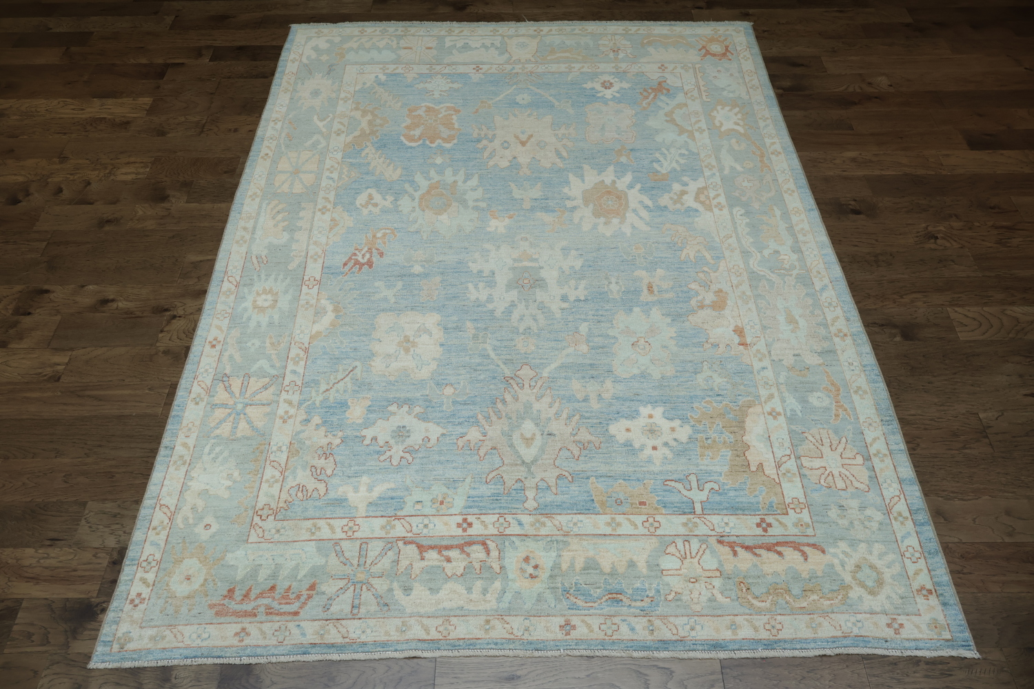 Vegetable Dye Oushak Oriental Area Rug 8x11