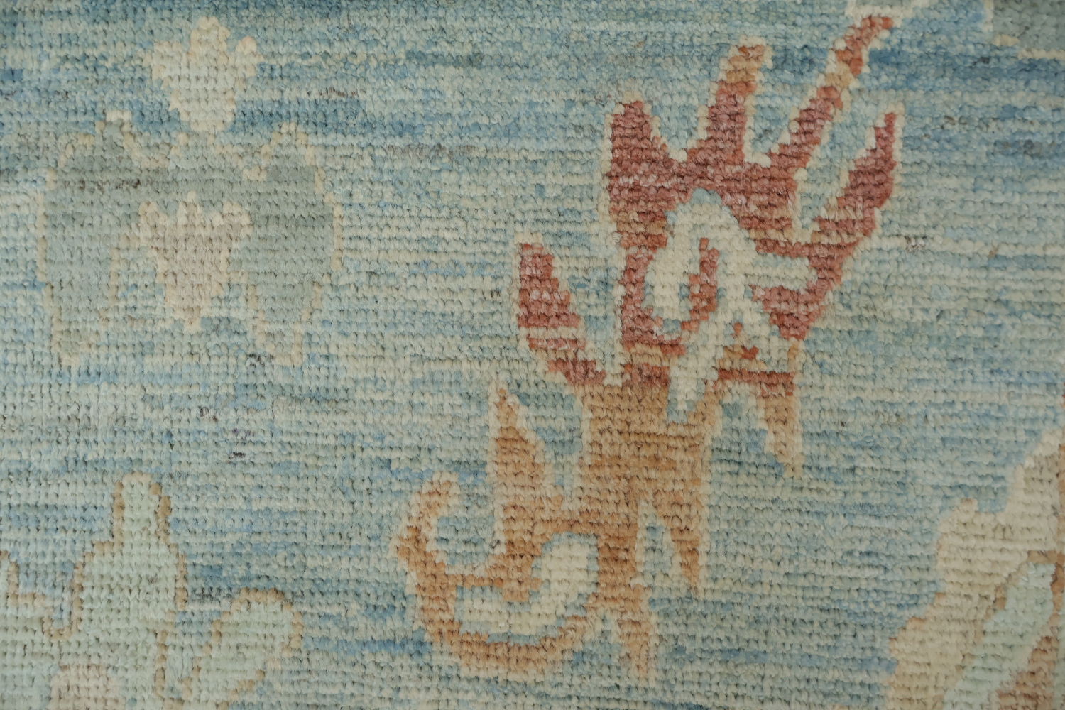 Vegetable Dye Oushak Oriental Area Rug 8x11