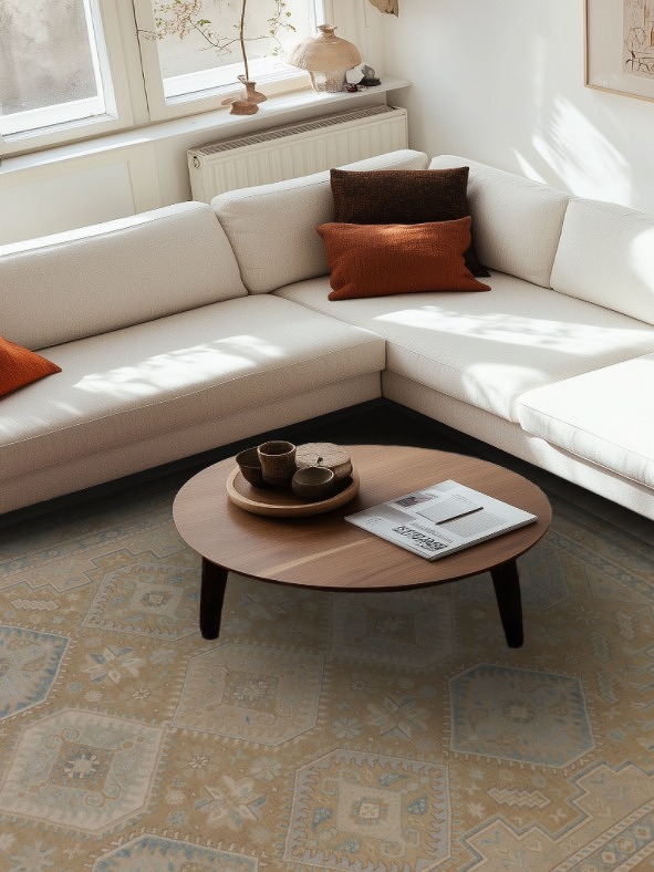 Vegetable Dye Oushak Oriental Area Rug 8x10