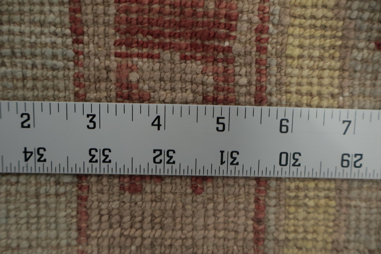 Classic Decor Oushak Vegetable Dye Area Rug 8x10 in Gentle Pastel Shades