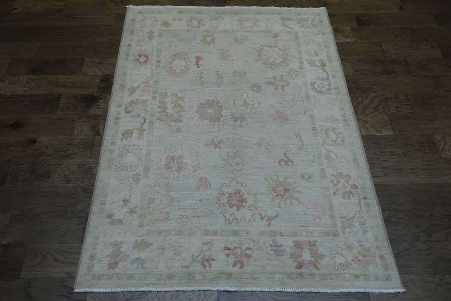 Vegetable Dye Oushak Oriental Area Rug 5x7