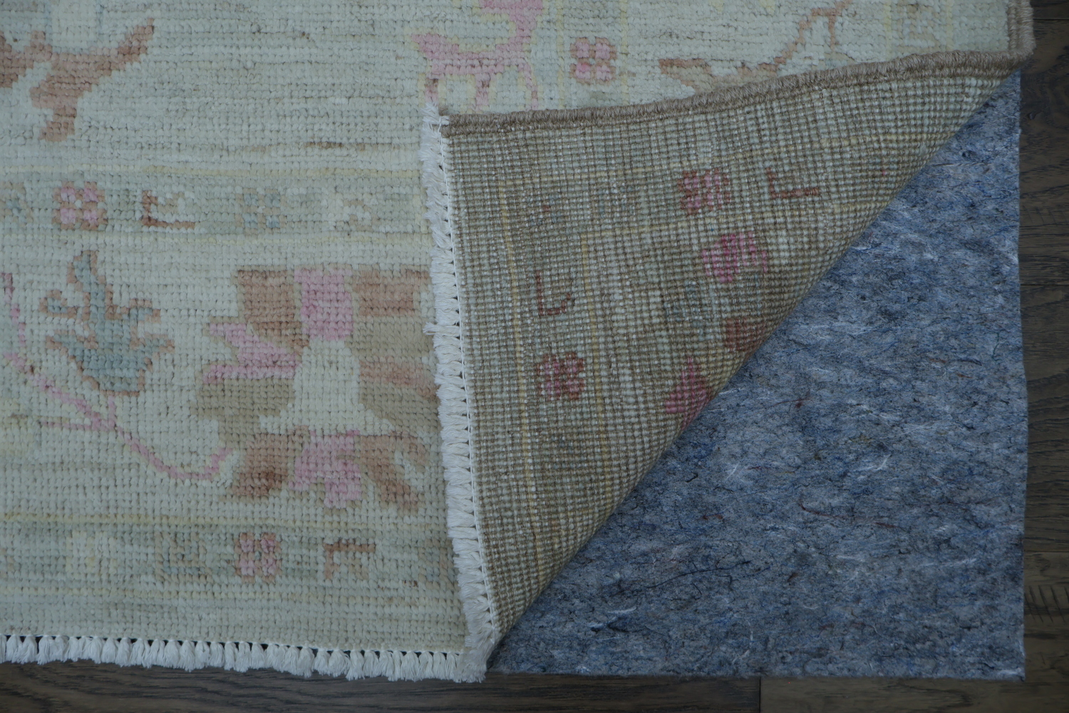 Vegetable Dye Oushak Oriental Area Rug 5x7