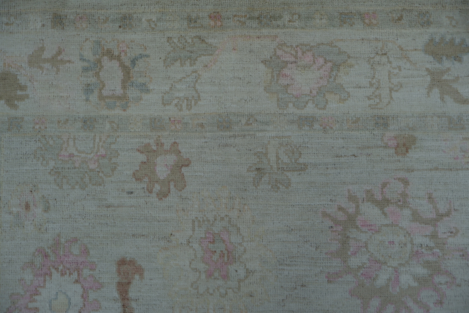 Vegetable Dye Oushak Oriental Area Rug 5x7
