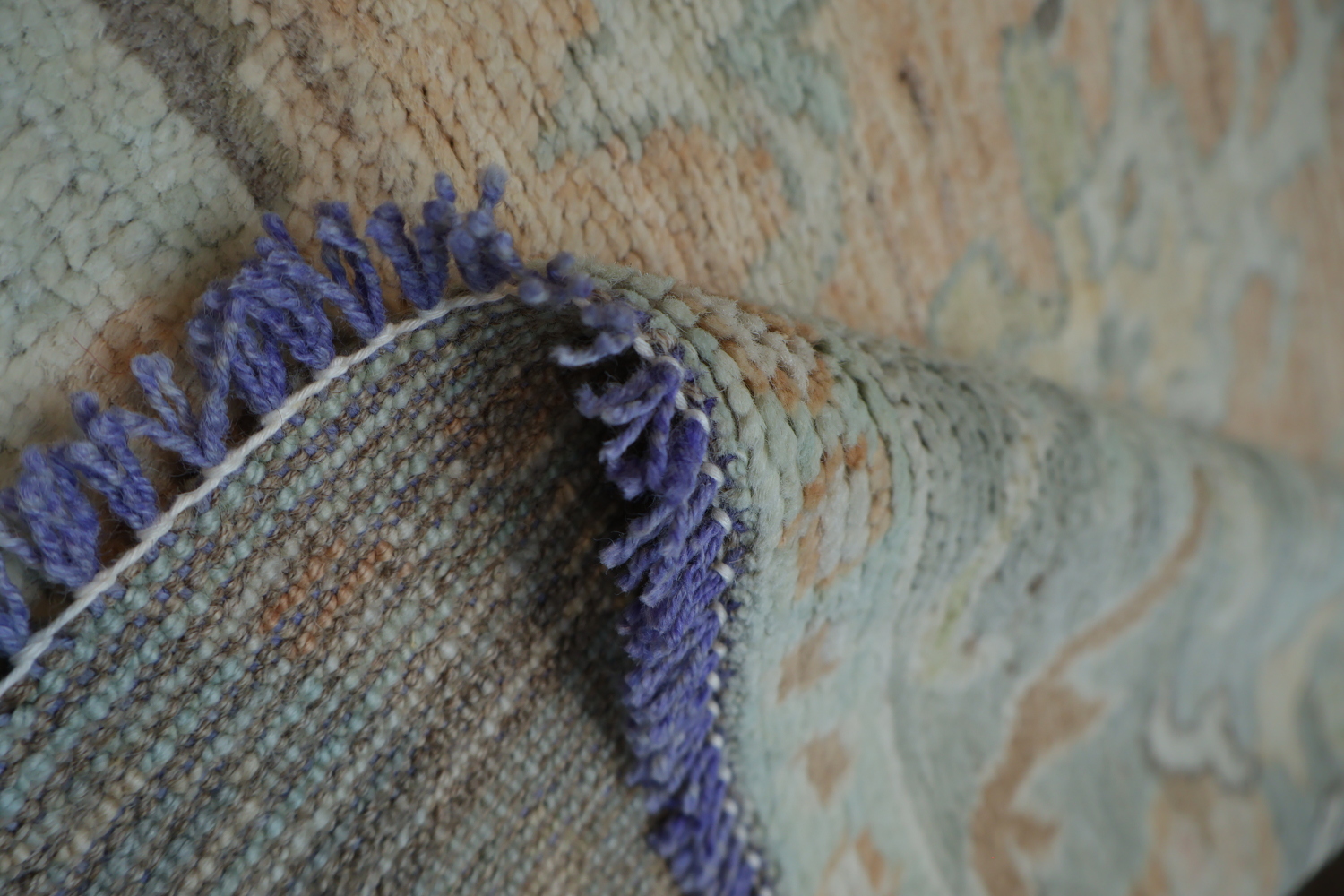 Vegetable Dye Oushak Oriental Area Rug 4x6