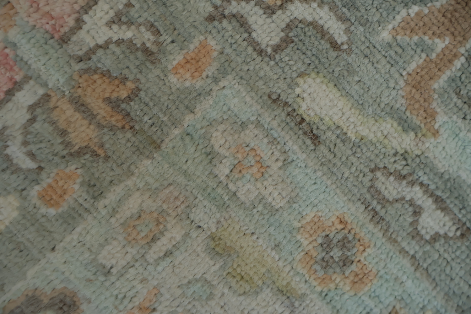 Vegetable Dye Oushak Oriental Area Rug 4x6