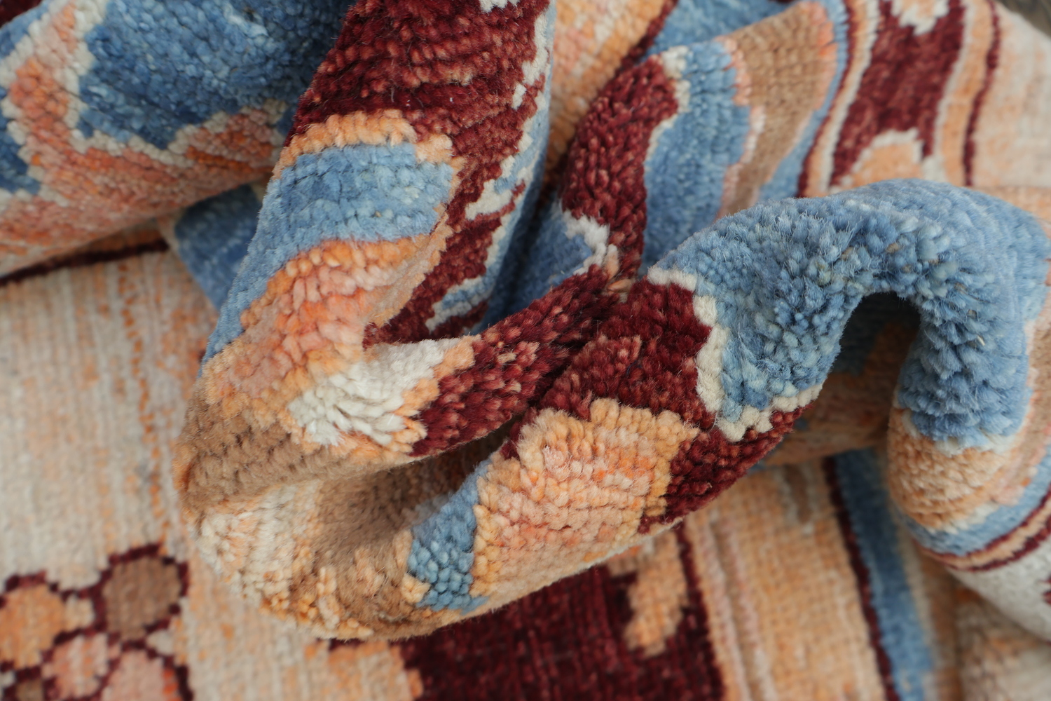 Vegetable Dye Oushak Turkish Area Rug 8x10