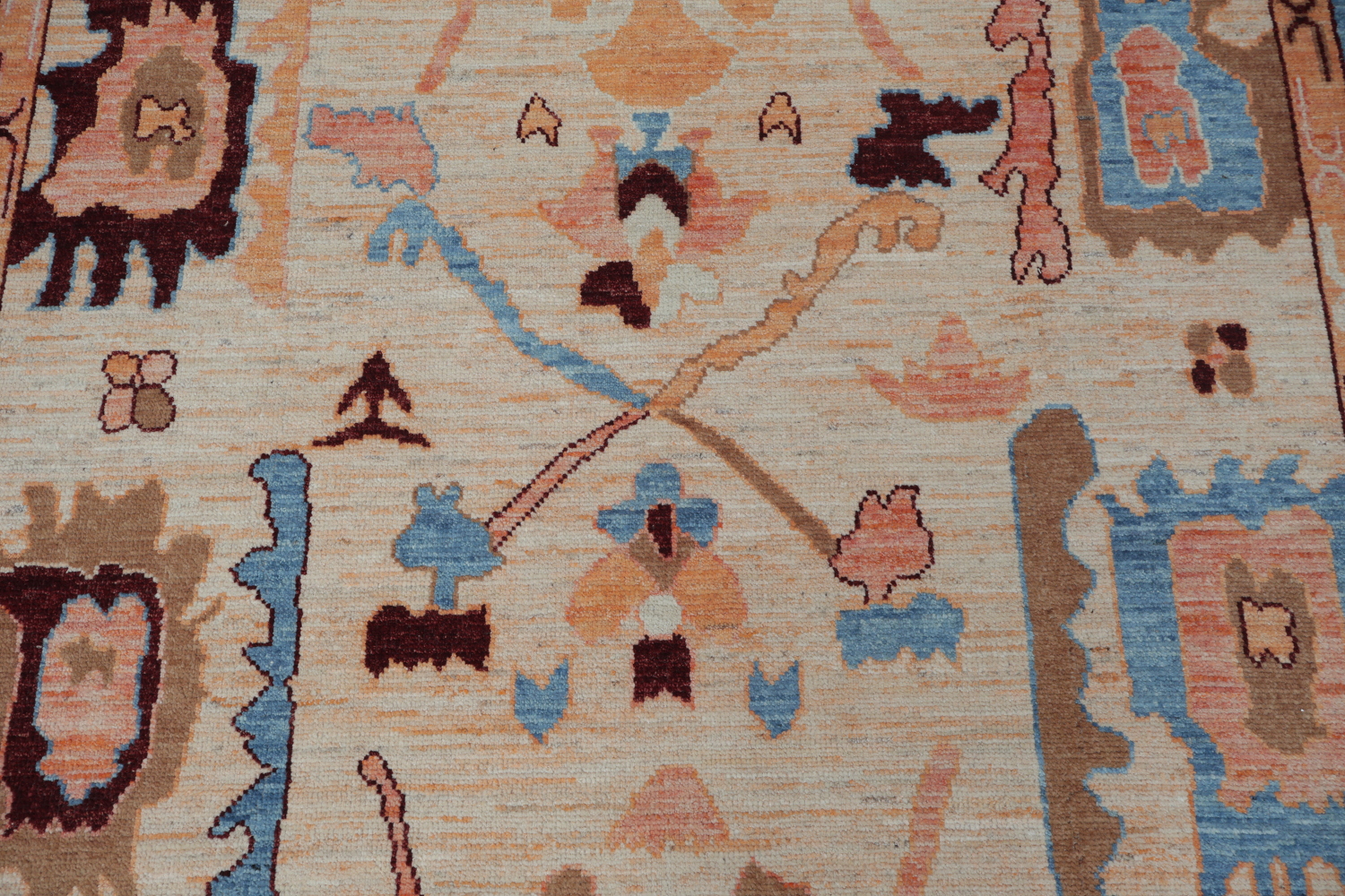 Vegetable Dye Oushak Turkish Area Rug 8x10