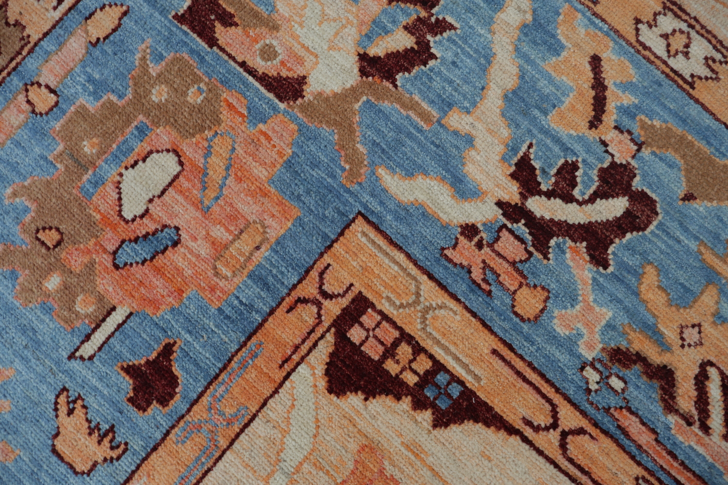 Vegetable Dye Oushak Turkish Area Rug 8x10