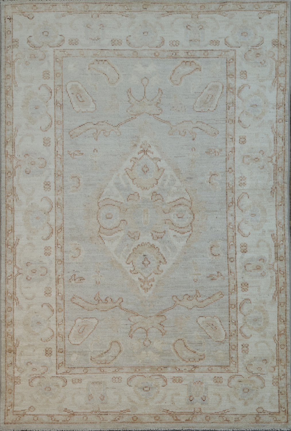 Handmade Oushak Vegetable Dye Area Rug 4x6