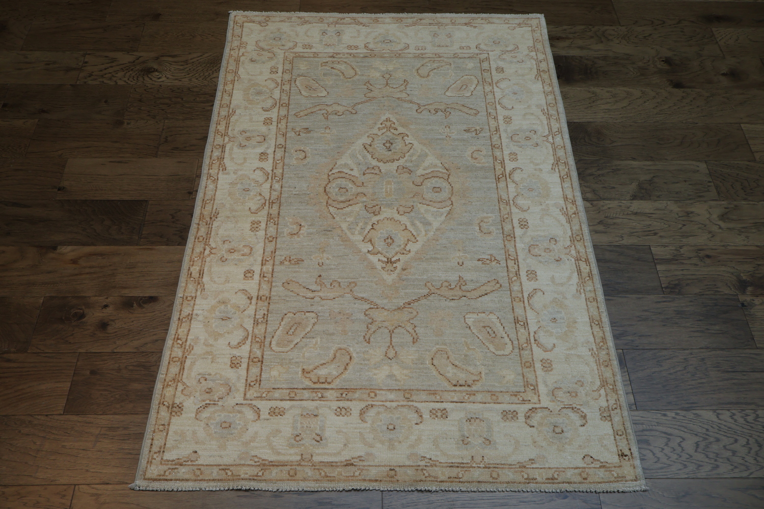 Handmade Oushak Vegetable Dye Area Rug 4x6