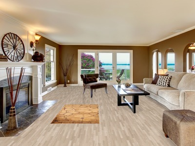 Floral Contemporary Area Rug 3x5