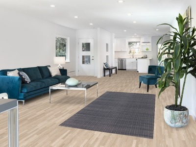 Navy Blue Moroccan Indian Outdoor Rug 4x8