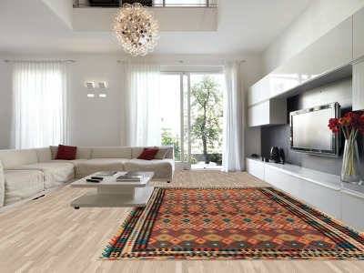 Geometric Kilim Oriental Large Rug 10x16