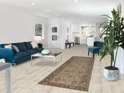 Vegetable Dye Oushak Turkish Runner Rug 3x10